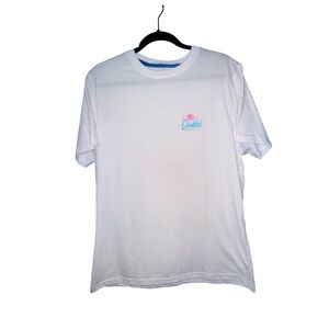 Chubbies Beach Club T Shirt Men’s Large White Graphic Tee “Sky’s Out Thighs Out